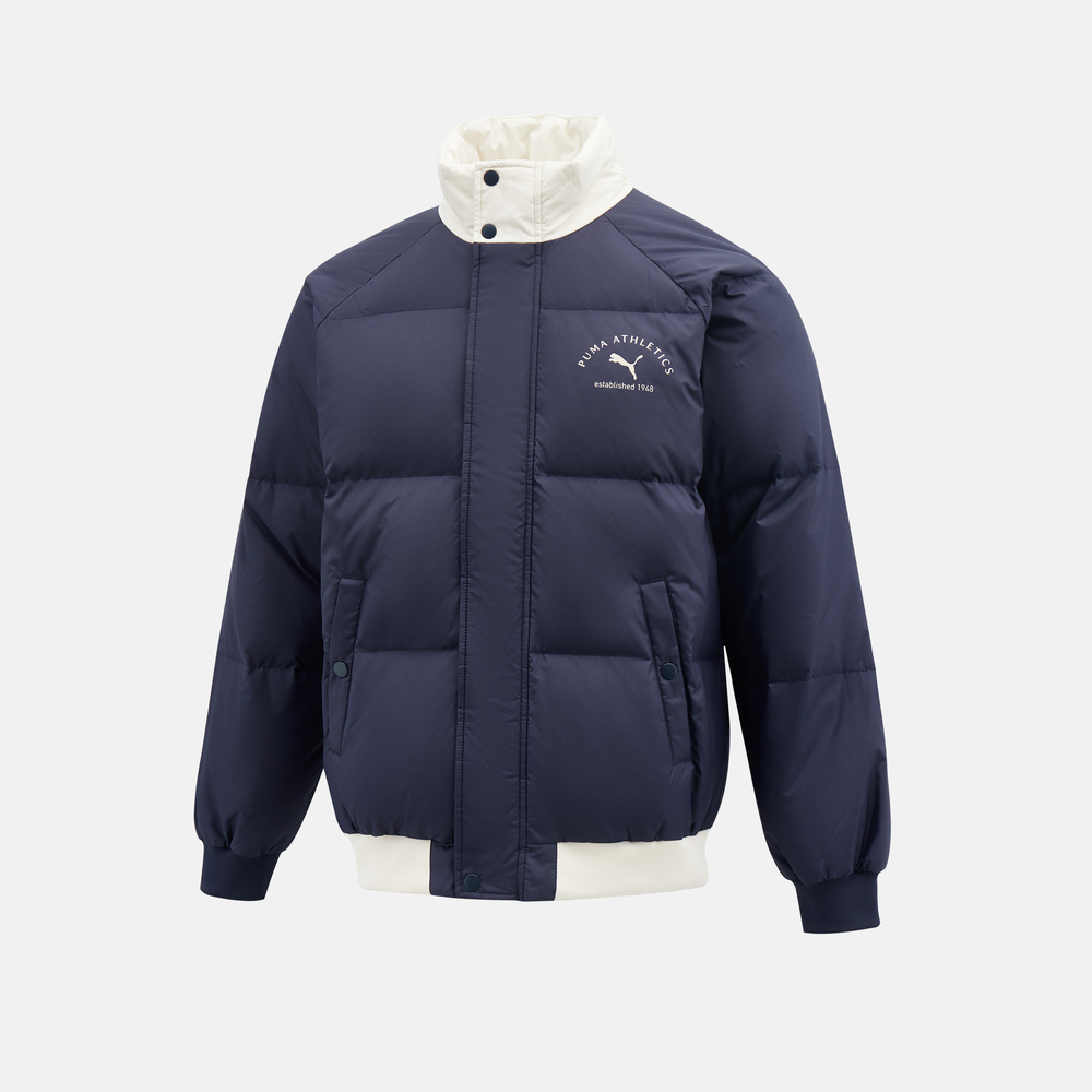 puma彪马2025男子经典时尚夹克WINTERIZED海军蓝短羽绒服69281316