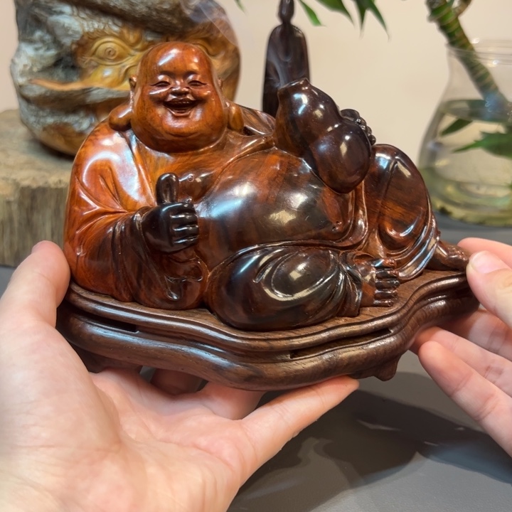 道***g木大红酸枝米勒摆件香炉