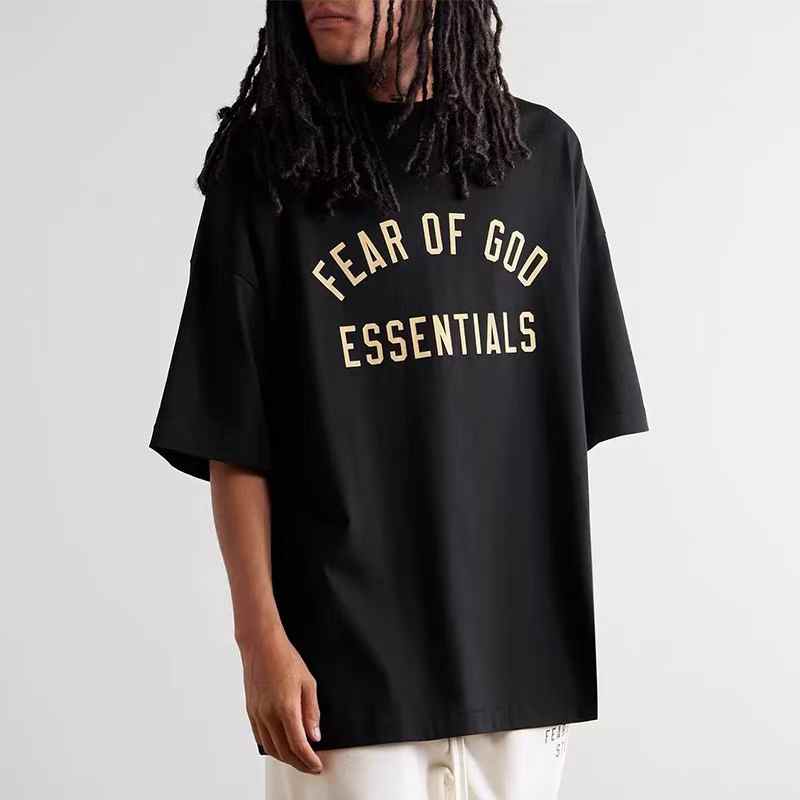 顺丰包邮 美式潮牌男士短袖ES第九季校园系列弧形字母款T宽松版型