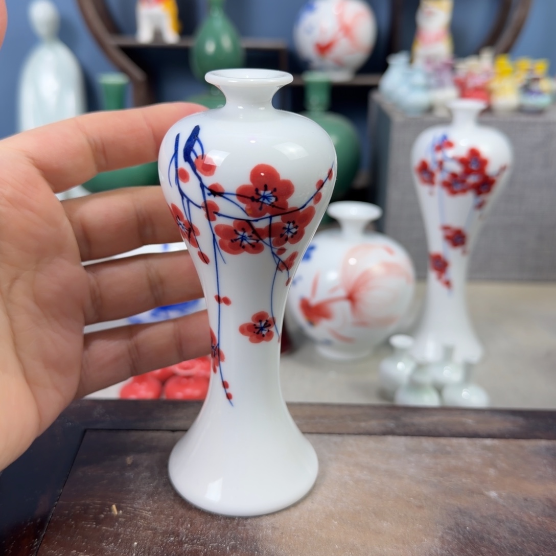 陶瓷手工小花器摆件