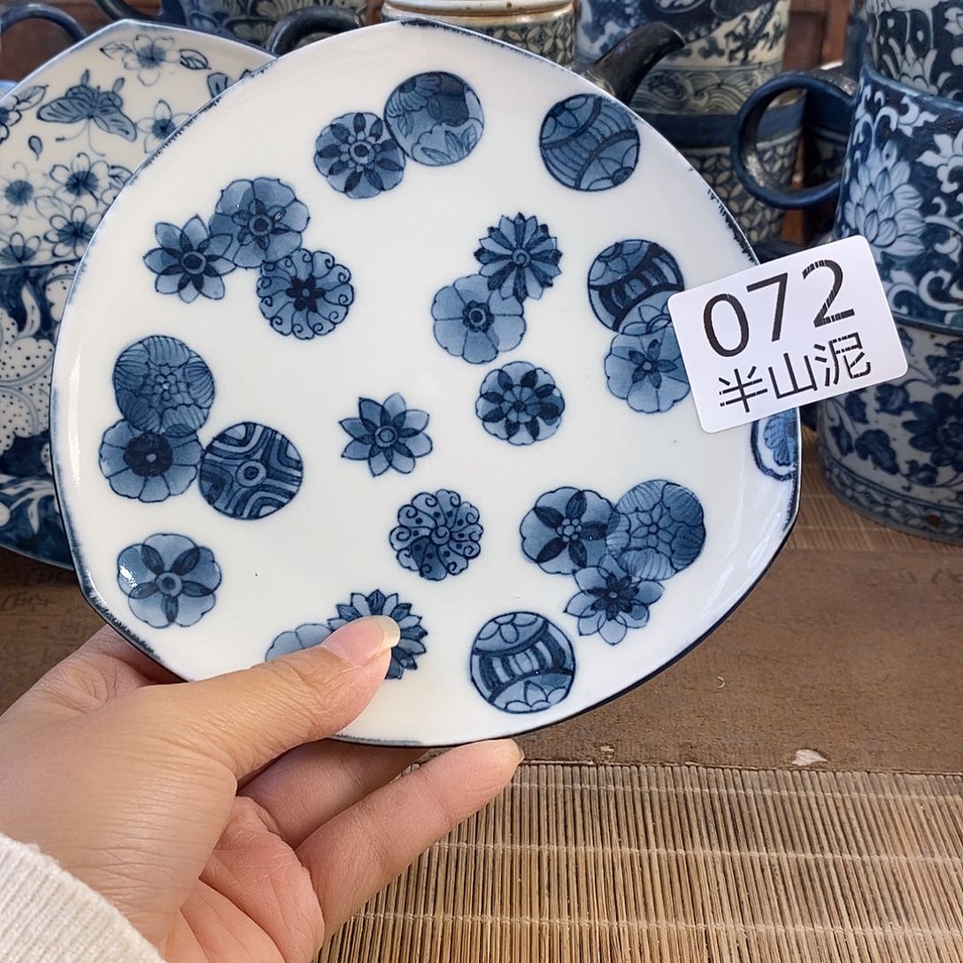 手工手绘青花高温陶瓷