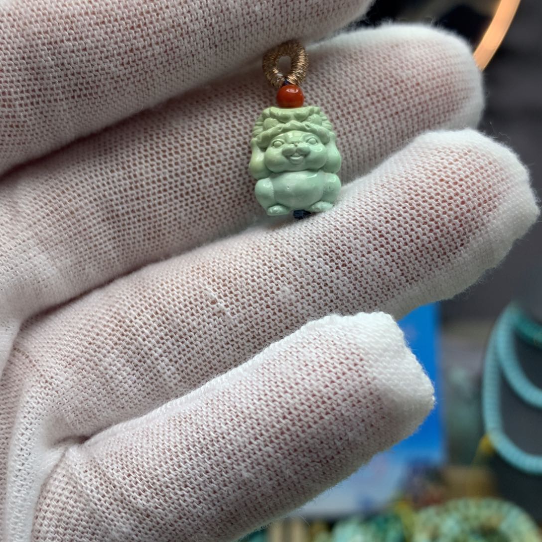 绿松石挂件未镶嵌