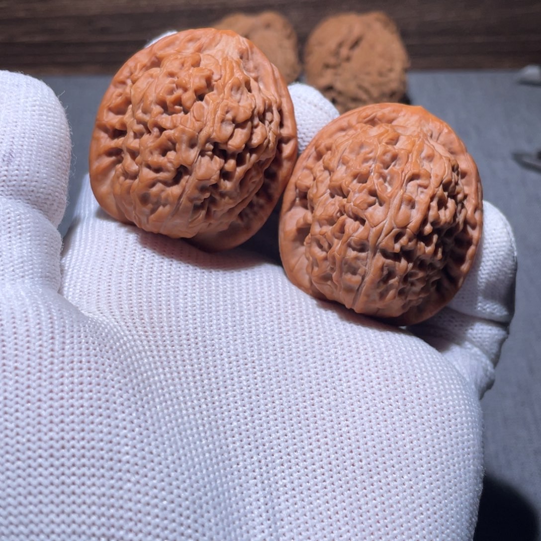 吊坠桃核40 莲花虎头 11