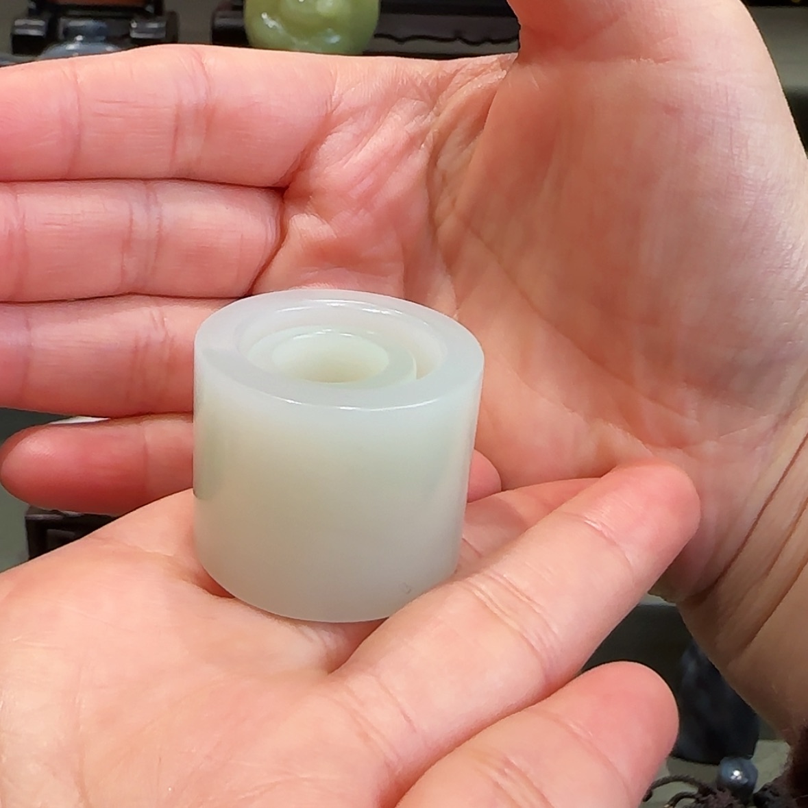 【闪购商品】未镶嵌和田玉挂件四**风