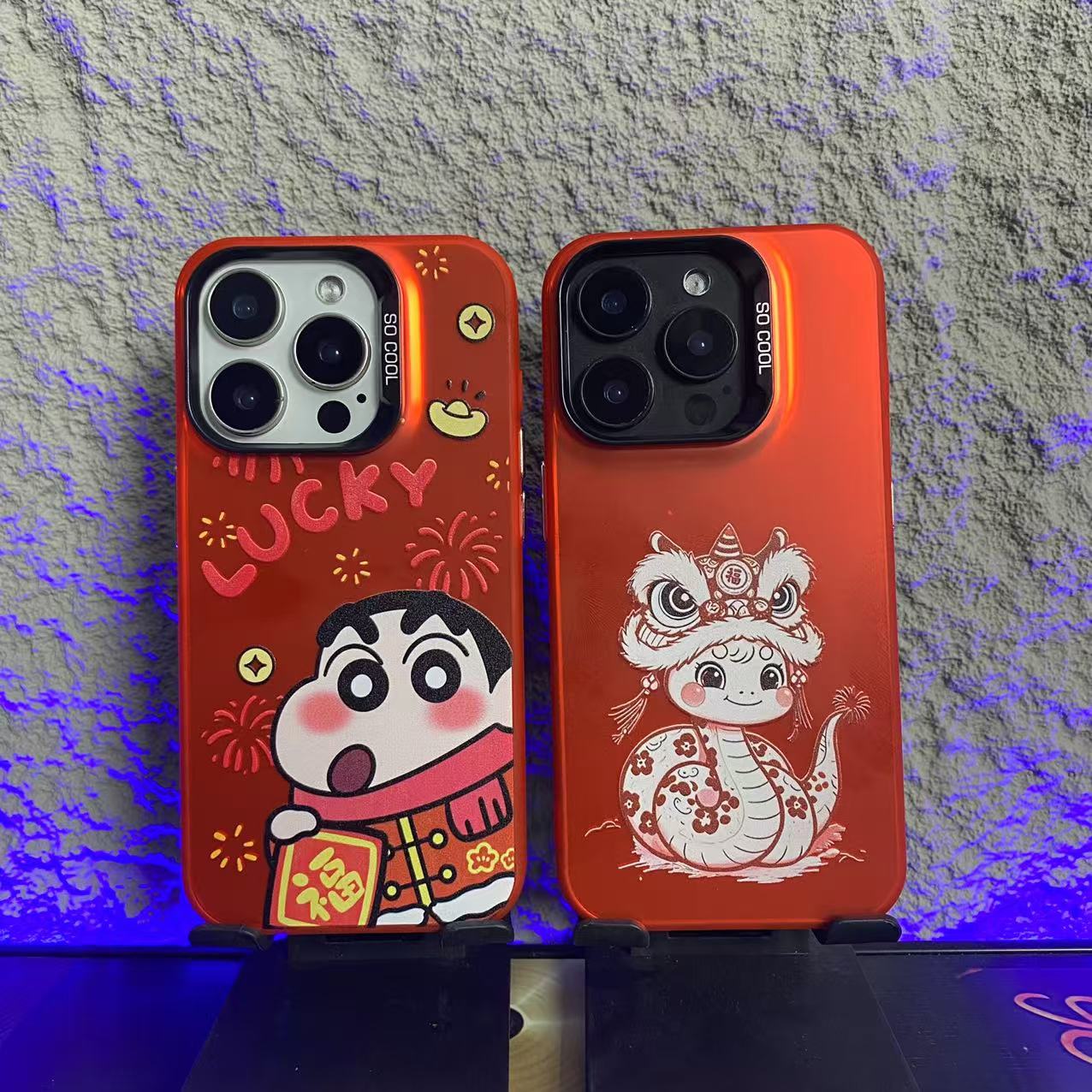 新年小新～imd彩银时尚软硬结合适用于苹果三星小米华为oppovivo