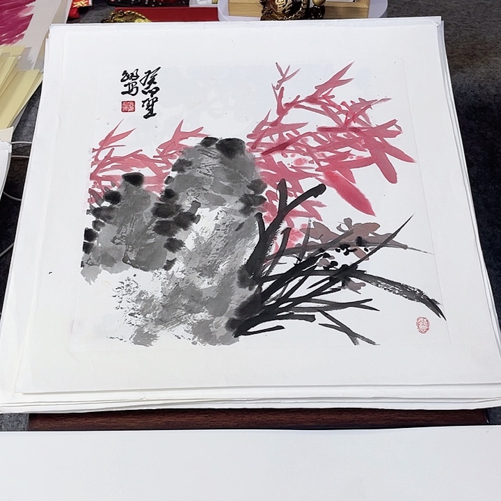 国画张圣敏先生纯手绘作品