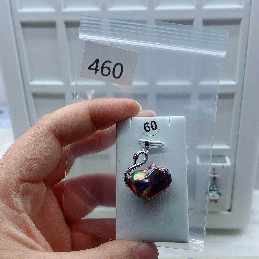 合金吊坠(不含链)淡水珍珠