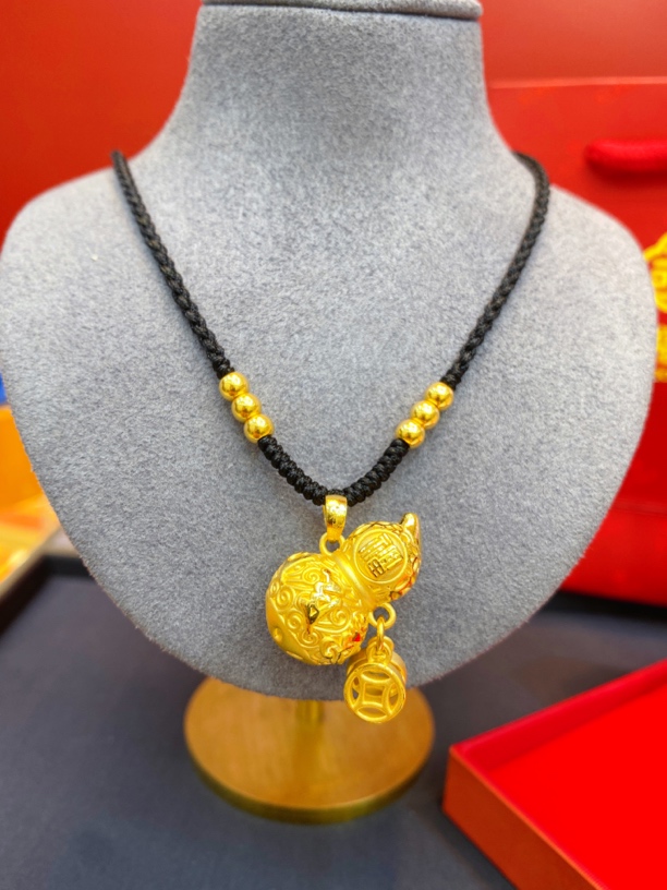 足金999（钱币流苏葫芦）投资金条攒黄金悦己送礼