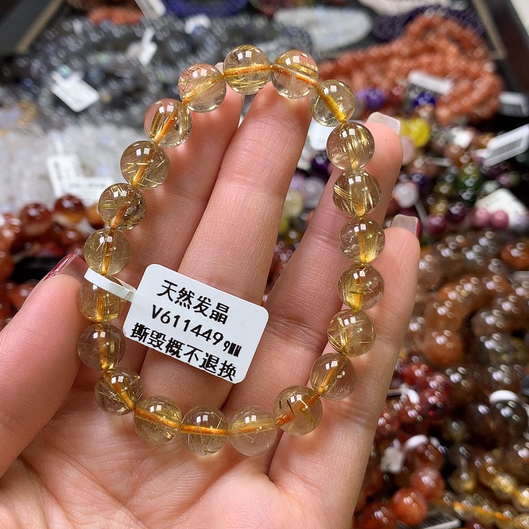 水晶手链未镶嵌，