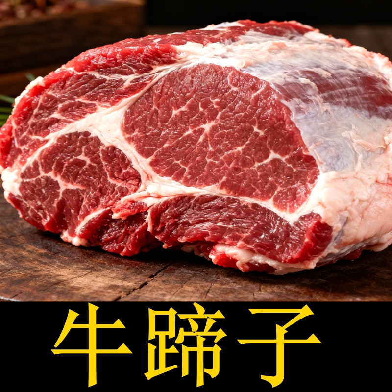 【牛蹄子】草饲牛肉新鲜牛肉原切家用黄肉散养草饲肉低脂鲜冷牛