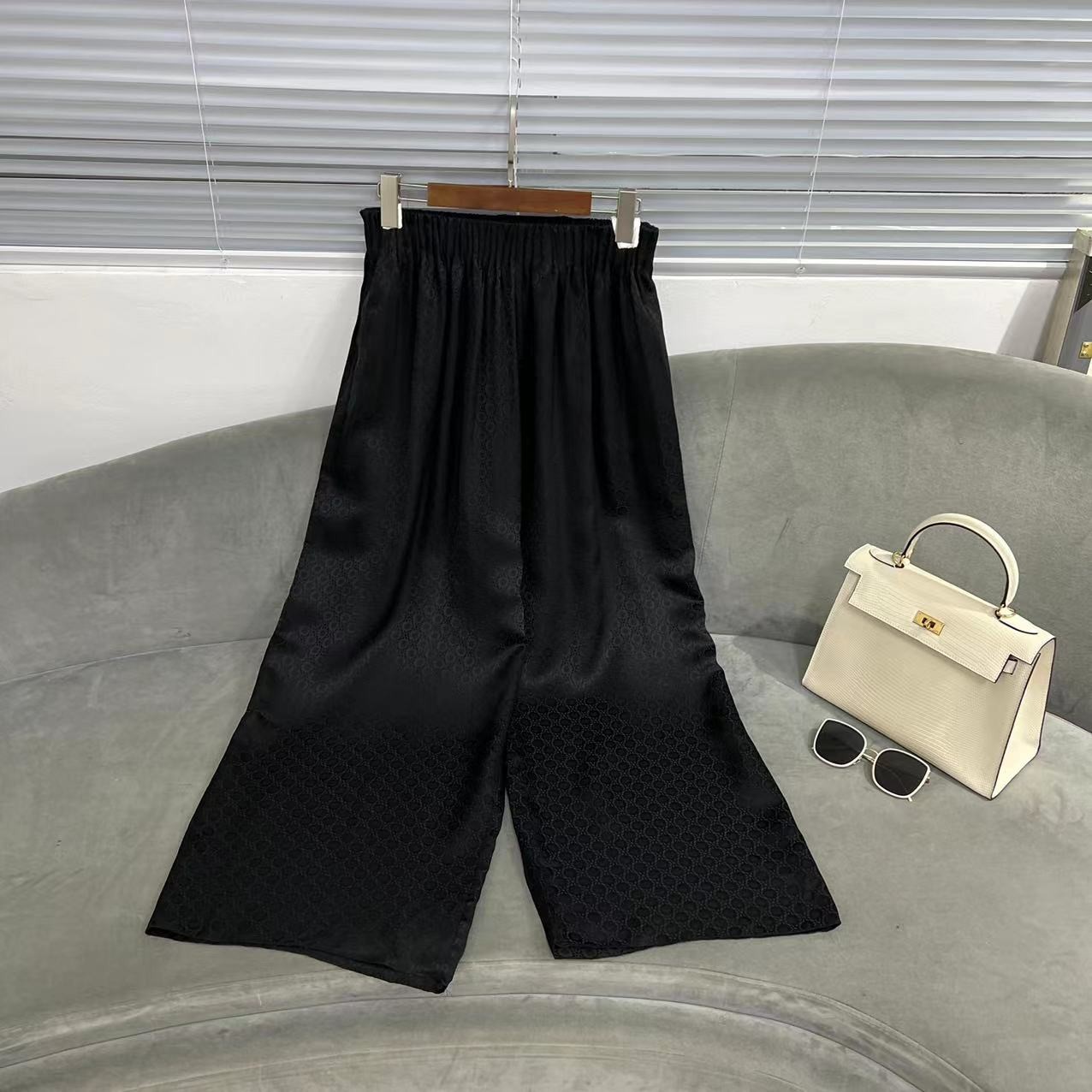 【花滿林】全松紧腰花罗休闲裤5053