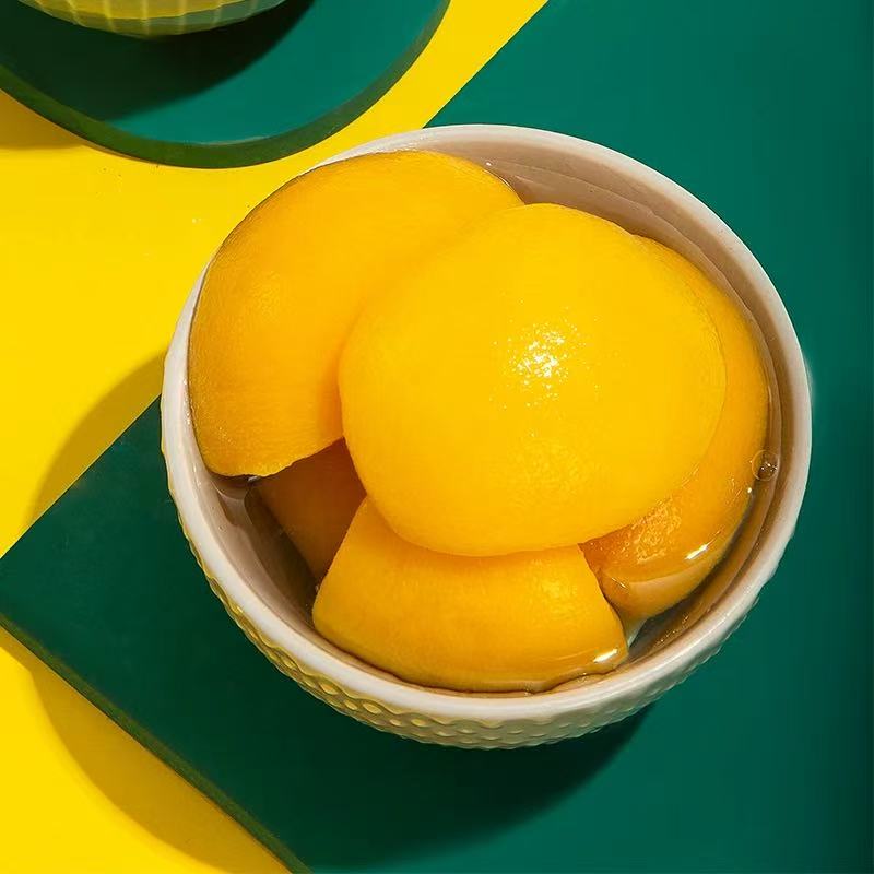 3781      黄桃罐头288g*5瓶即食休闲零食（2025.12.6）