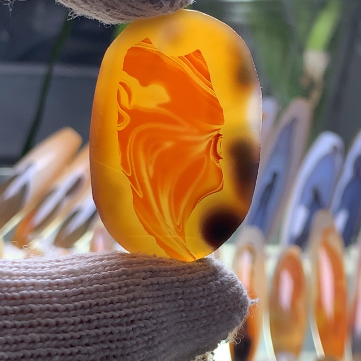 未镶嵌玛瑙/玉髓珠宝半成品242