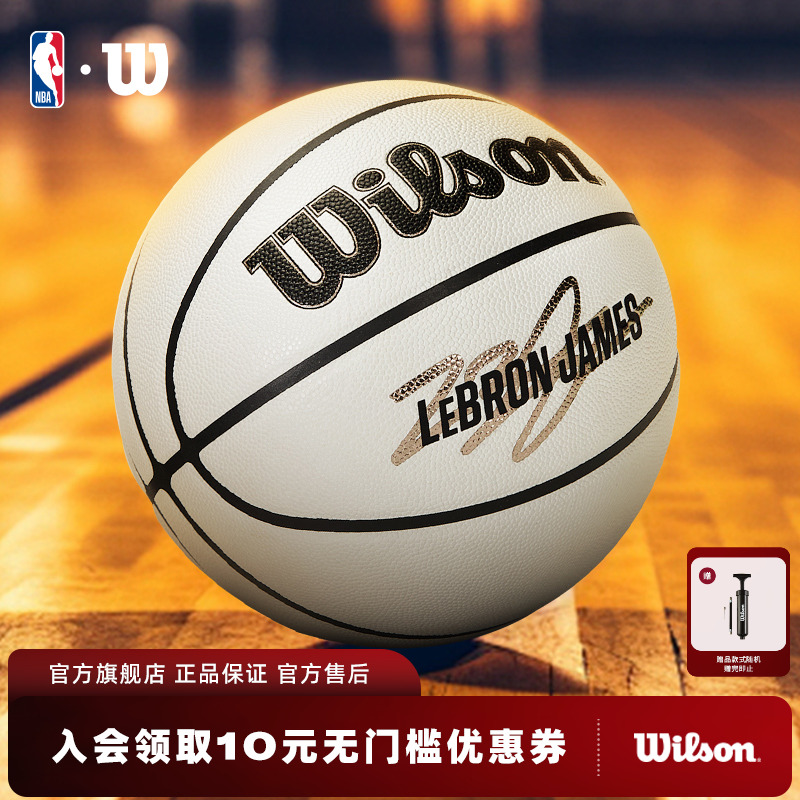 Wilson威尔胜官方篮球NBA球员LEBRON/CURRY7号室内外篮球UV变色