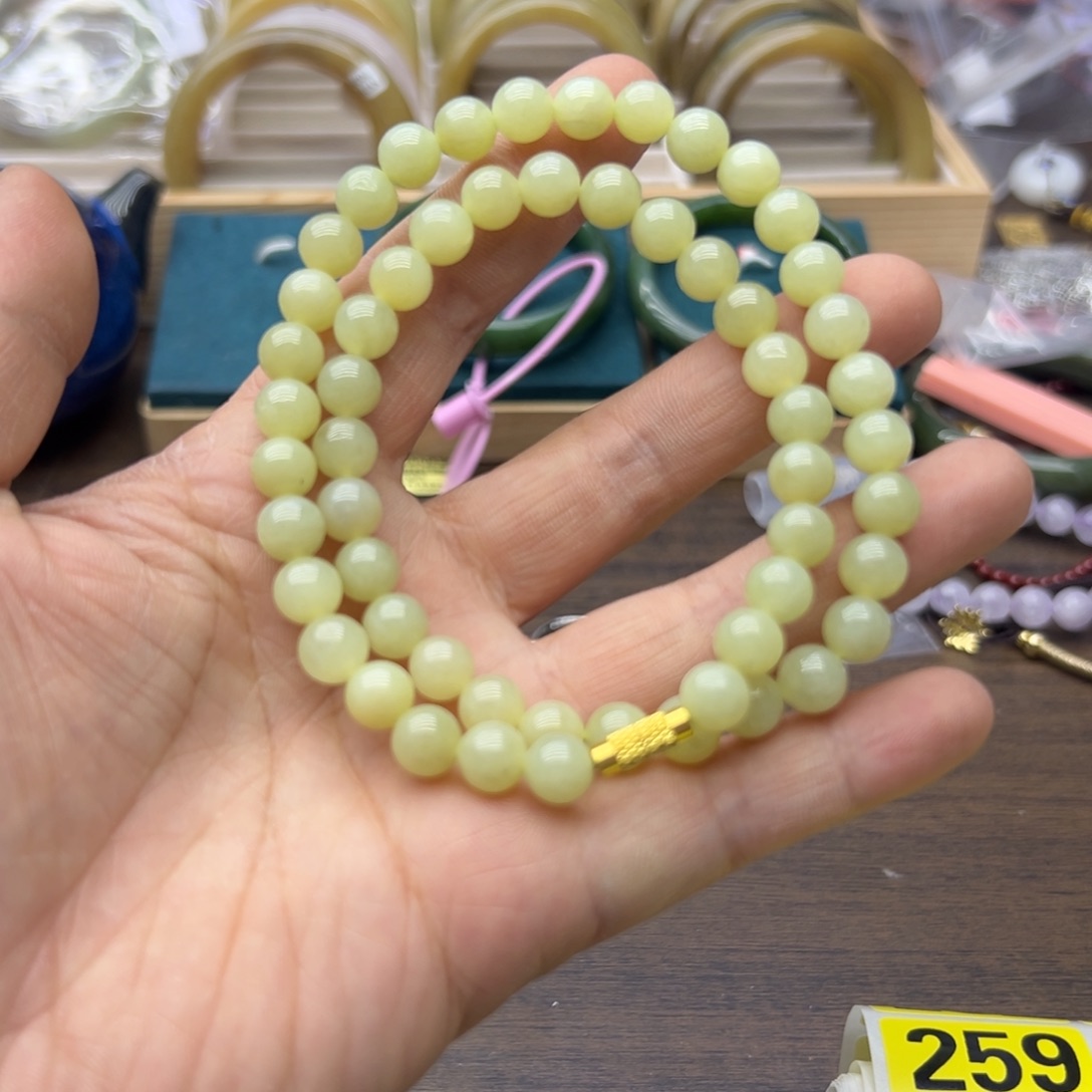 和田玉未镶嵌颈饰239