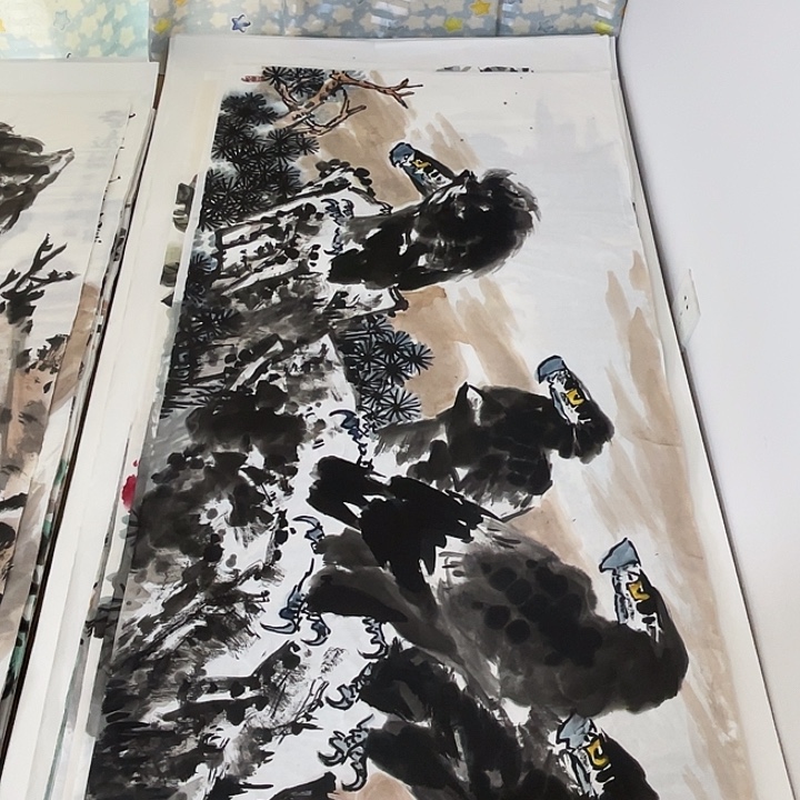 国画张圣敏先生纯手绘作品