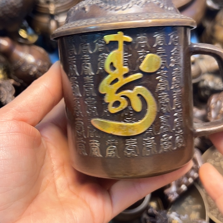 铜器摆件老王直播间