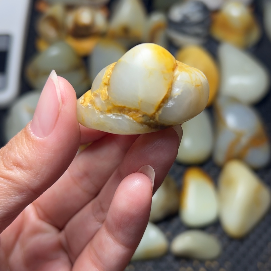 和田玉未镶嵌挂件12