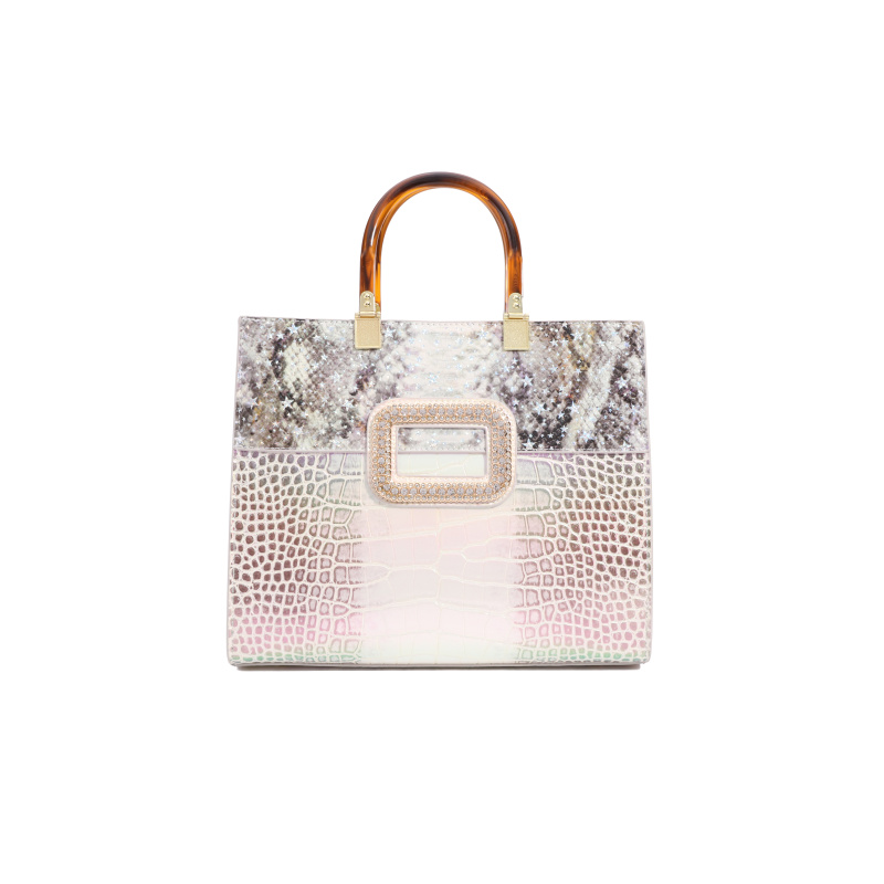 （老板娘专属2025秋冬新款手提包时尚大容量斜挎单肩包）{7861-白色