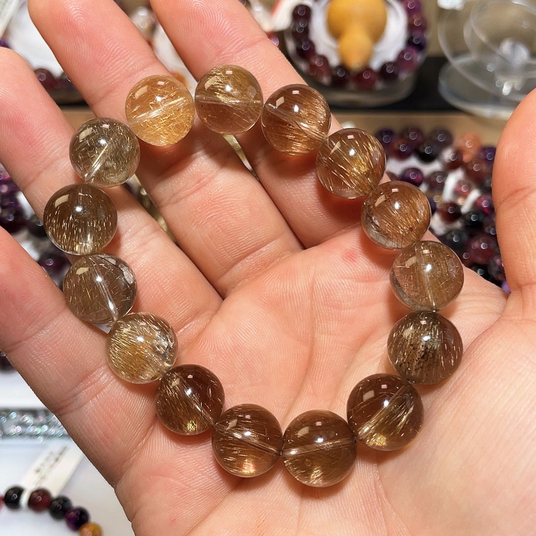 日光石手串未镶嵌派****星手