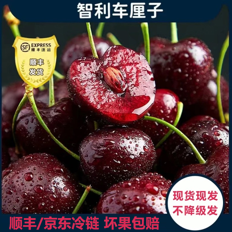 【顺丰速运】智利空运进口车厘子2J-5J脆甜爆汁新鲜水果内附果径卡