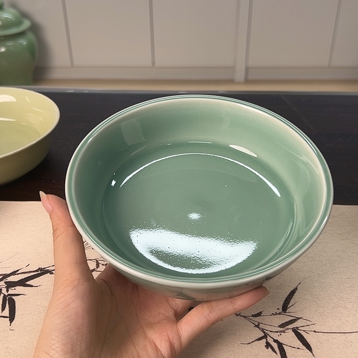 龙泉云间青瓷小米茶器