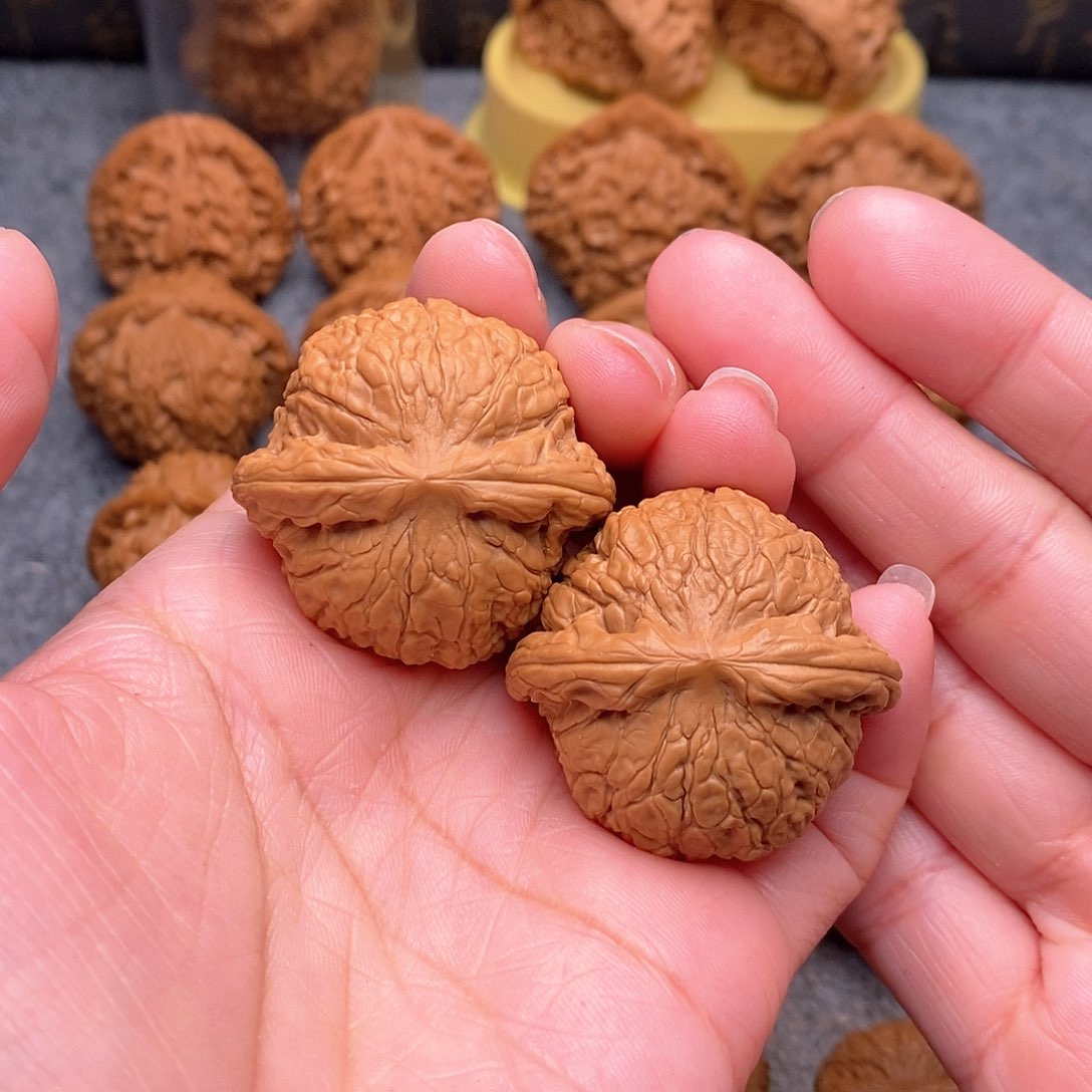 文玩核桃把件原****精品乾隆磨38.8全品