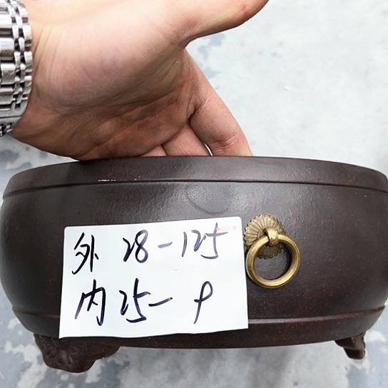 红陶紫砂花盆漂亮