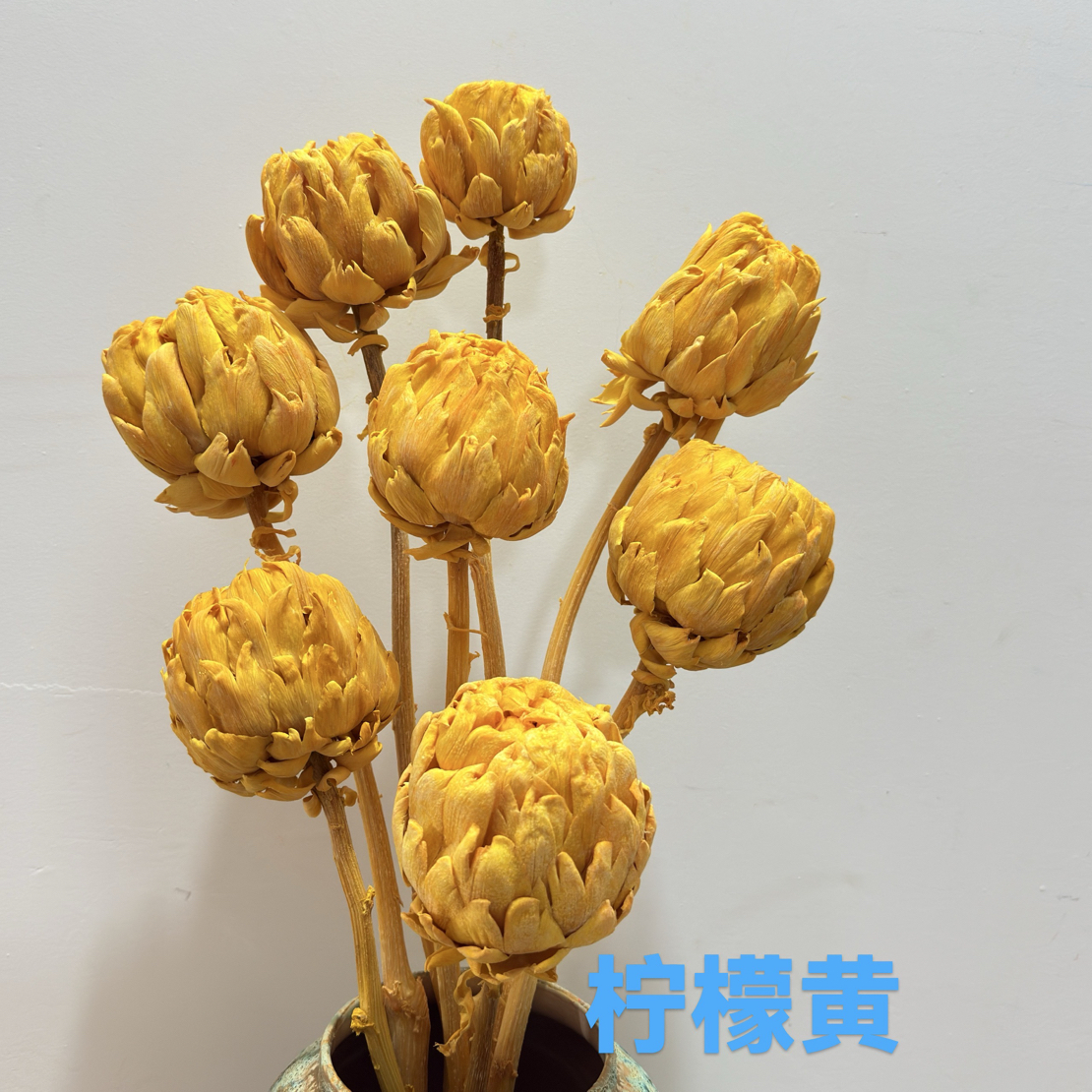 永生洋蓟高端居家插花装饰大气灵动美妙永生花每组8个头大中小
