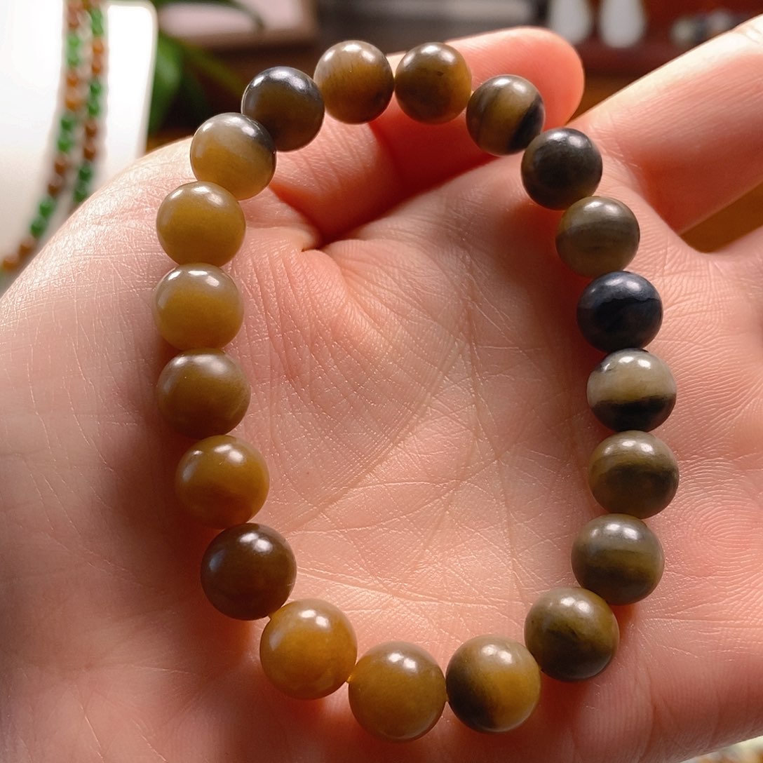 和田玉手串未镶嵌