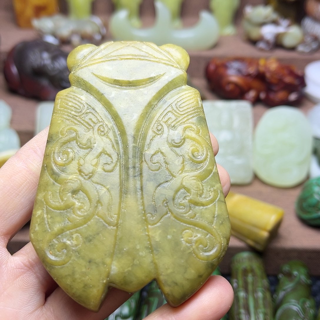 白玉菩提吊坠125。。