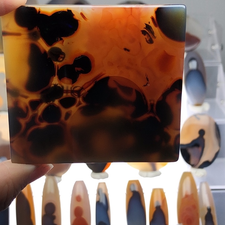 玛瑙/玉髓未镶嵌珠宝半成品24霞