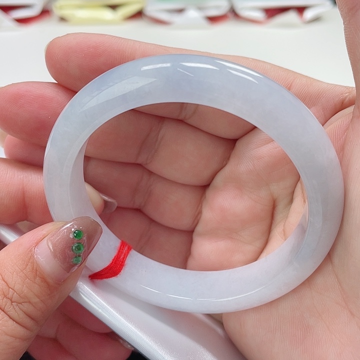 翡翠手镯未镶嵌缅甸翡翠手镯58圈