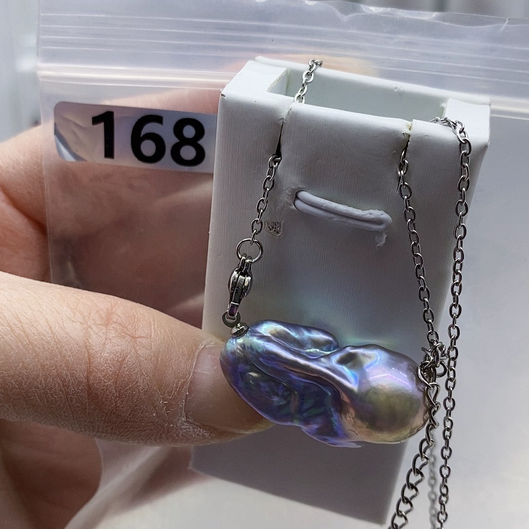 颈饰合金淡水珍珠