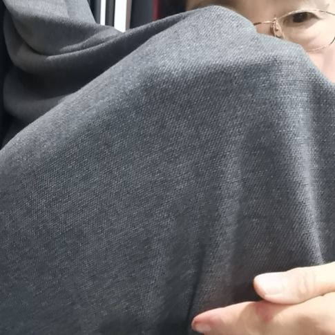 羊尼布料钻纹灰1米