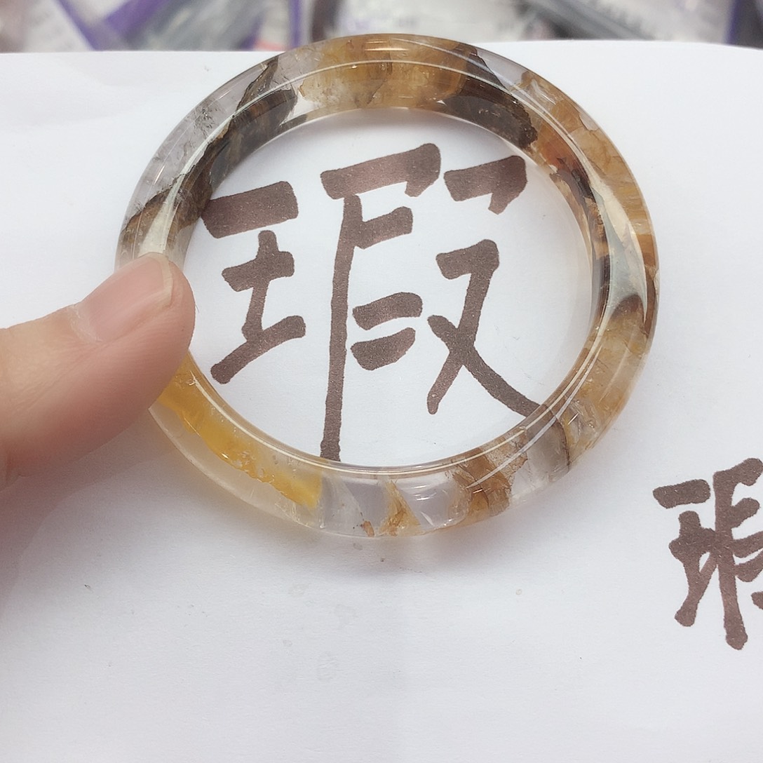 水晶手镯未镶嵌196（瑕疵5354