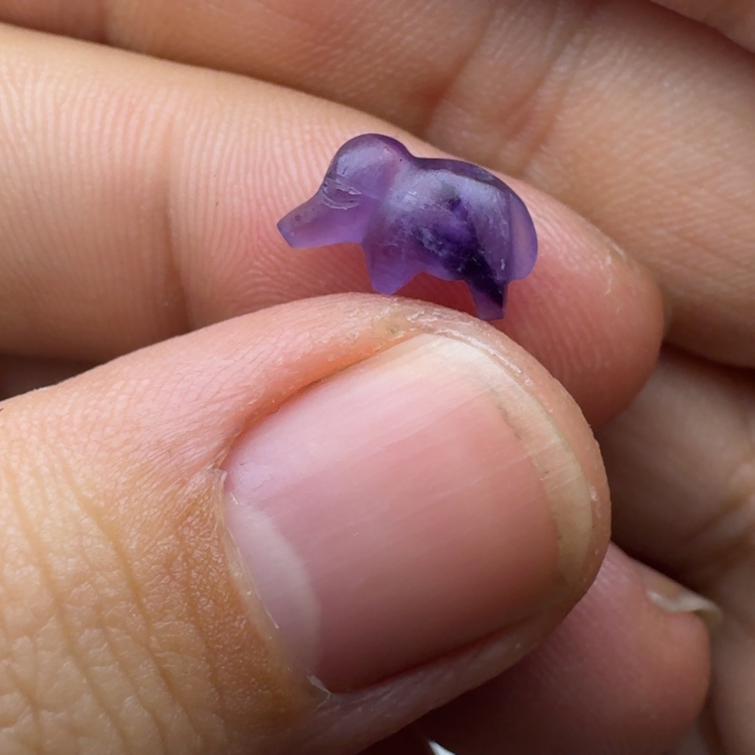 颈饰紫晶未镶嵌紫水晶