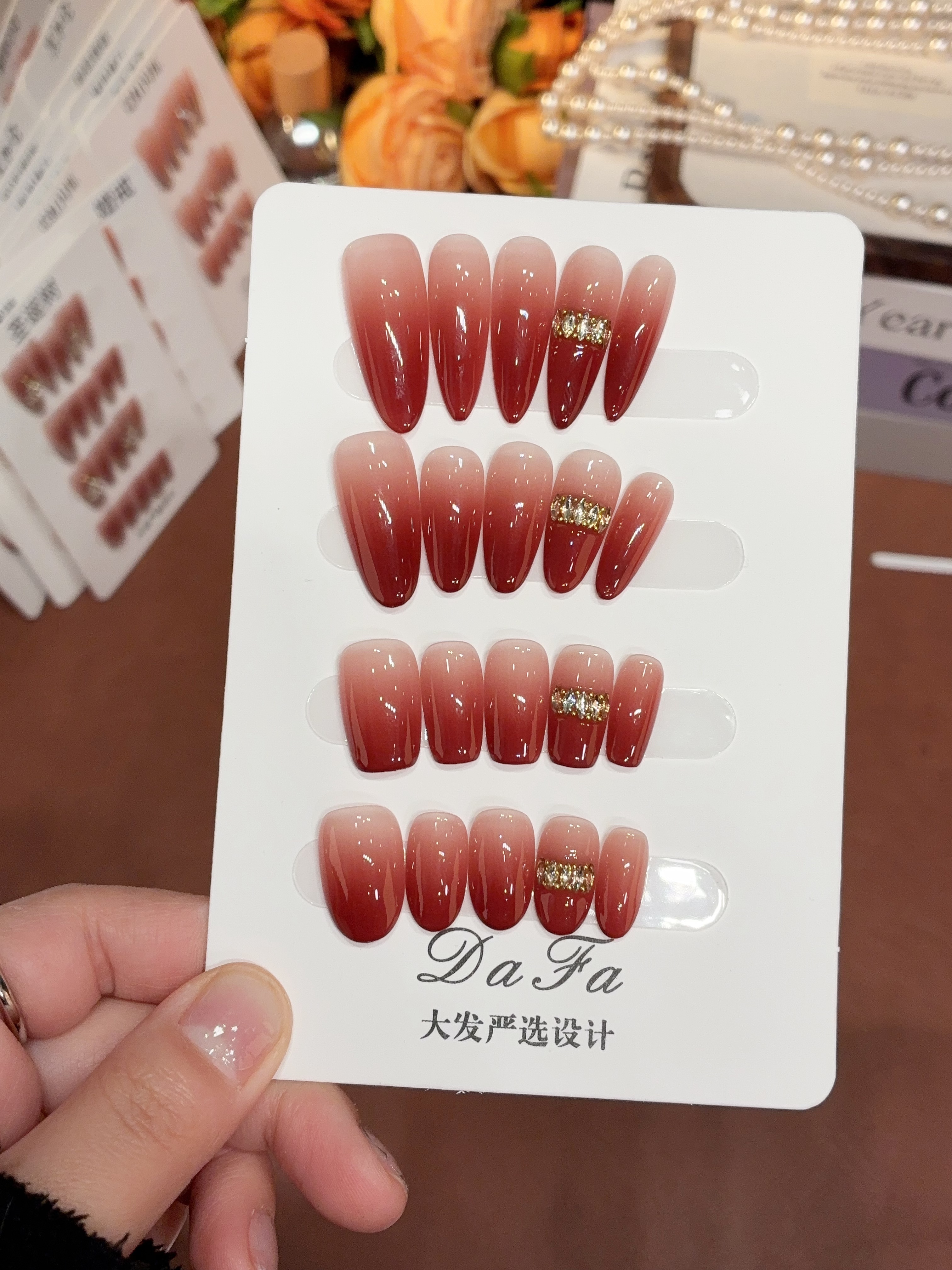 【红茶冻】——大发手工穿戴甲