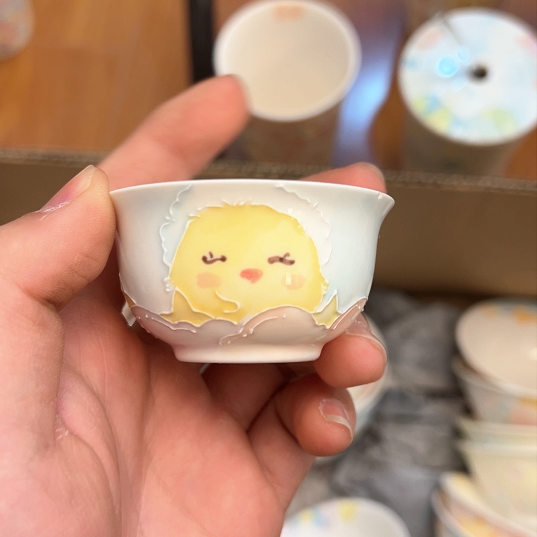 景德镇手绘陶瓷杯子（微瑕）