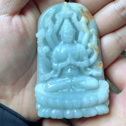 翡翠颈饰未镶嵌大*天然缅甸翡翠a货