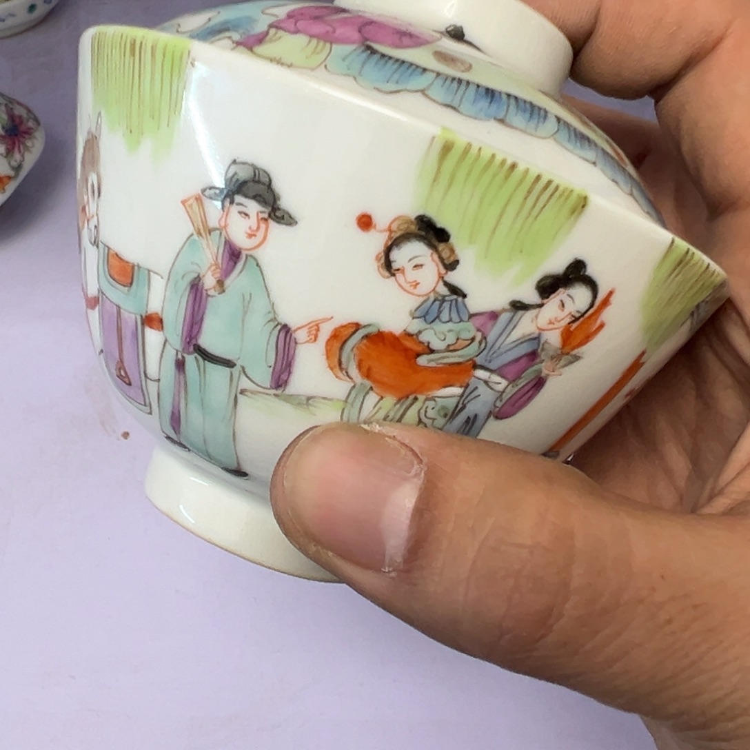 老***广瓷片瓷器摆件、茶室雅器