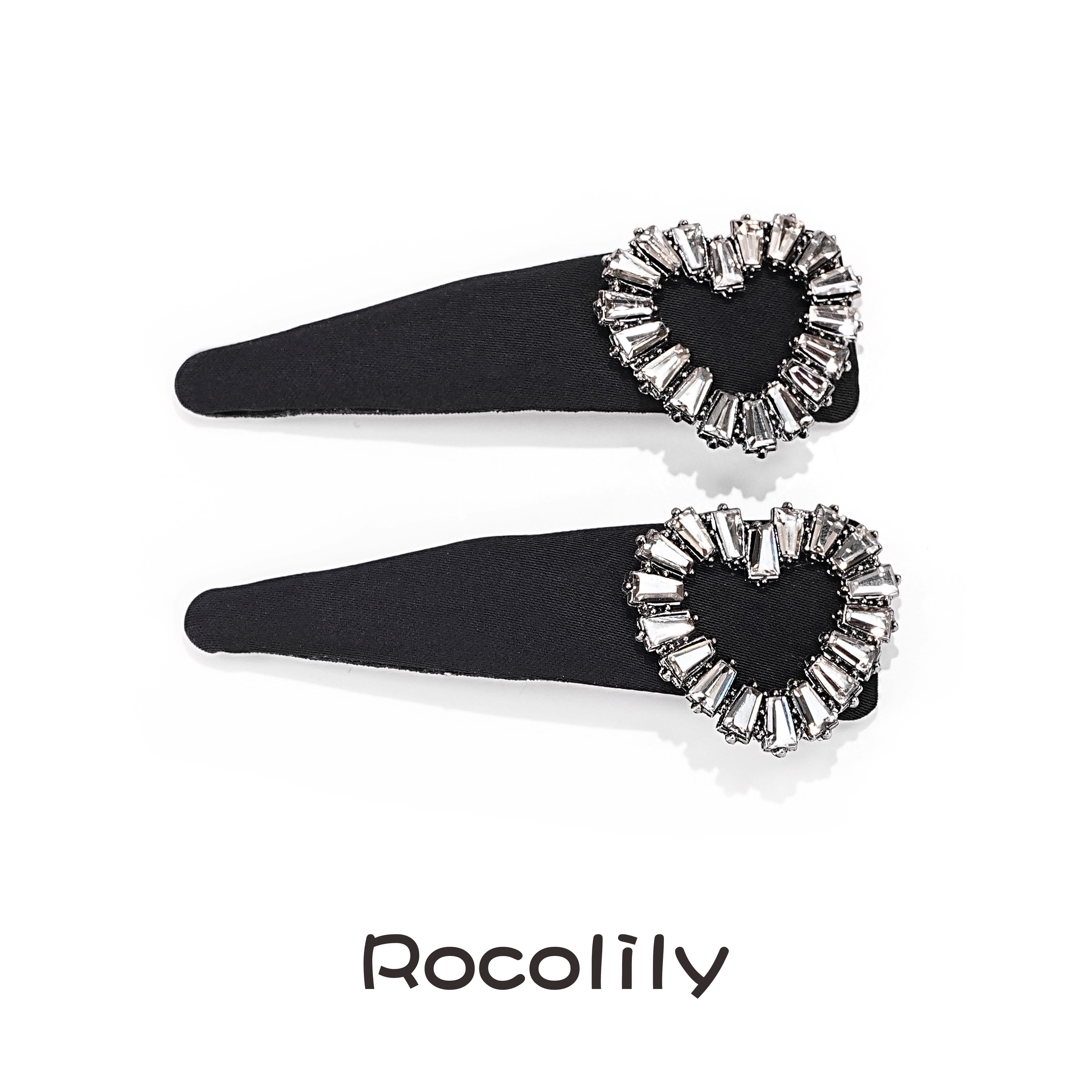 ROCOLILY赫本百搭气质爱心BB夹2025新款前额刘海侧边碎发夹发饰卡