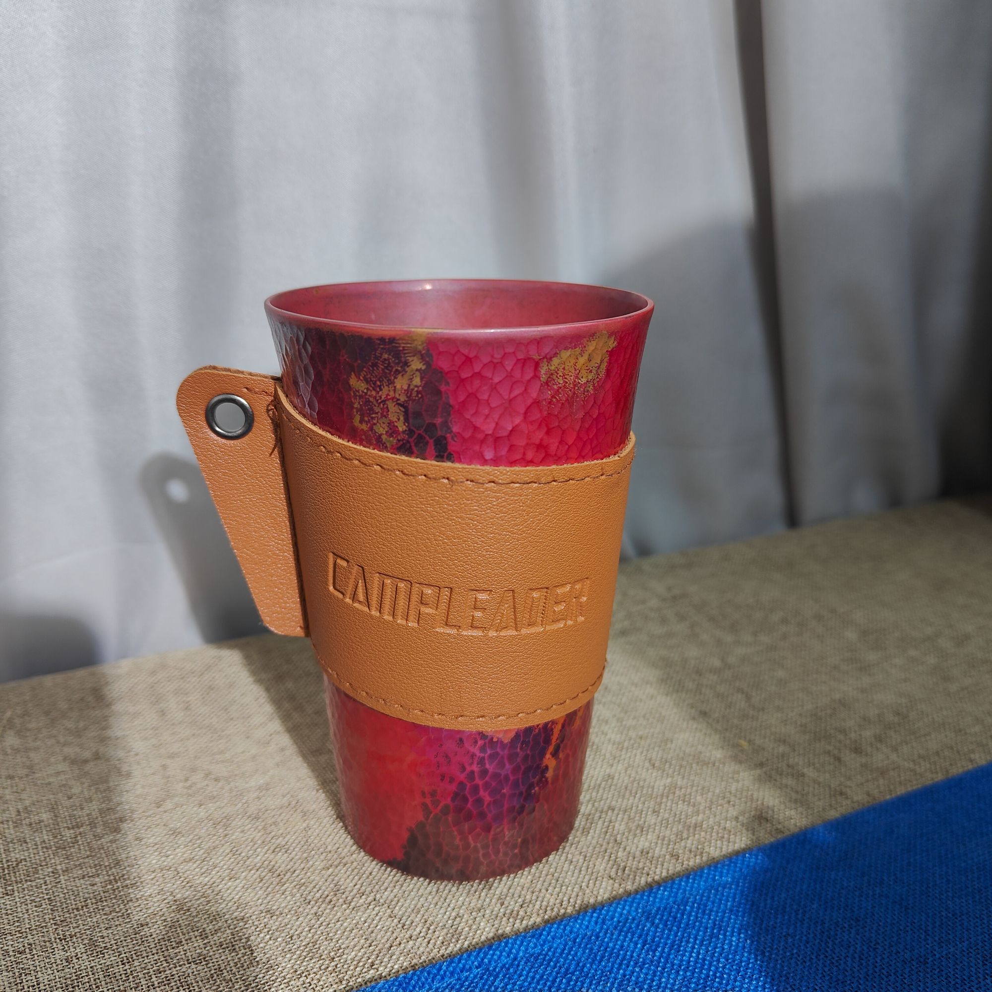 450毫升紫铜手工一张锻打大容量主人杯咖啡杯汽水杯啤酒杯