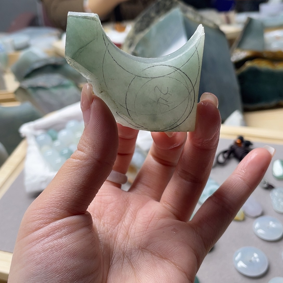 翡翠裸石抖***?料子不包工