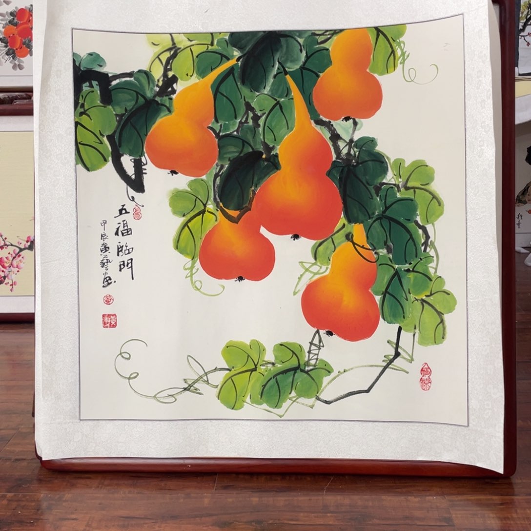 国画带框尺寸83*83厘米