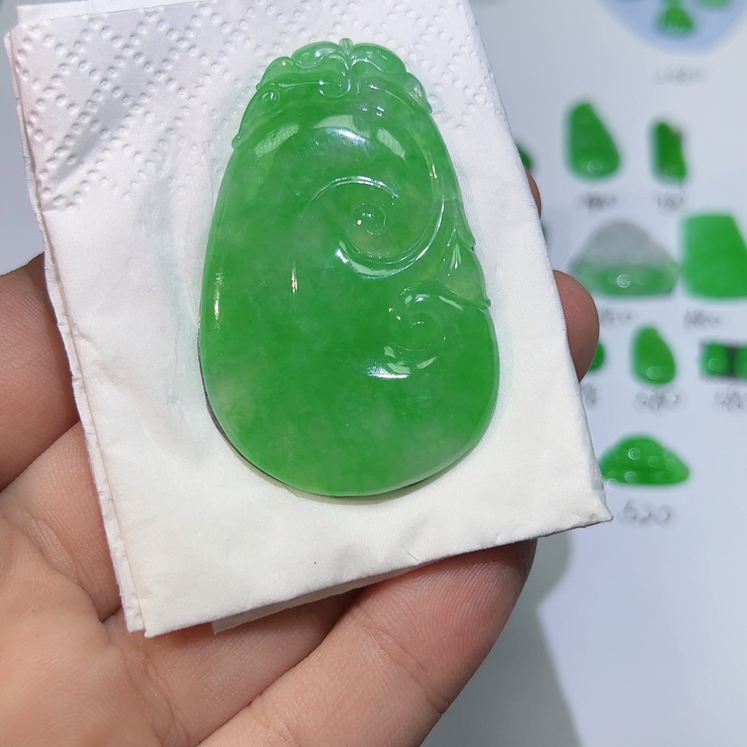 裸石翡翠大*儿天然缅甸A货翡翠