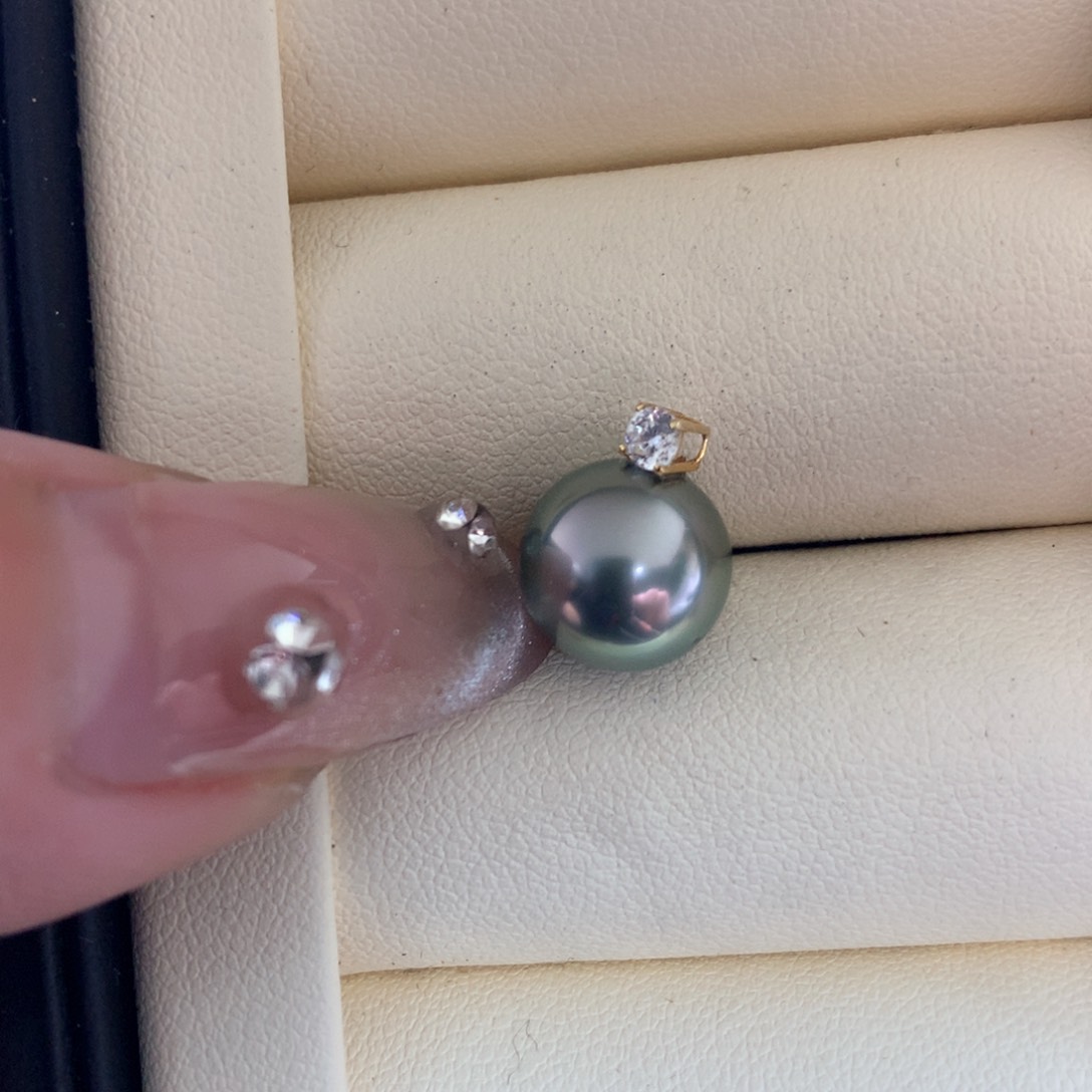 海水珍珠颈饰18K金镶嵌