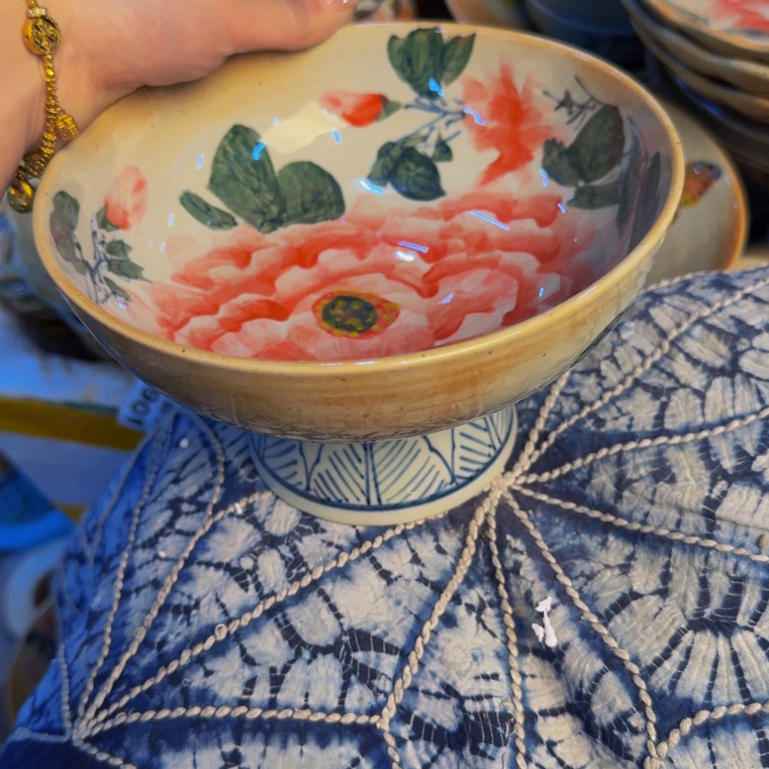 瓷片景德镇陶瓷手工手绘