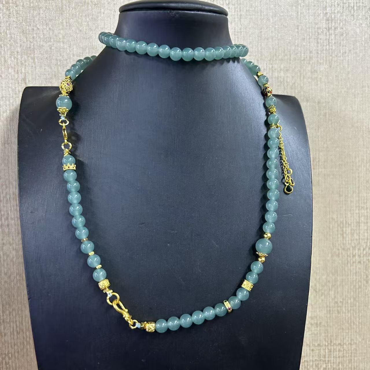 翡翠流苏长链6m+（多样性发一件）