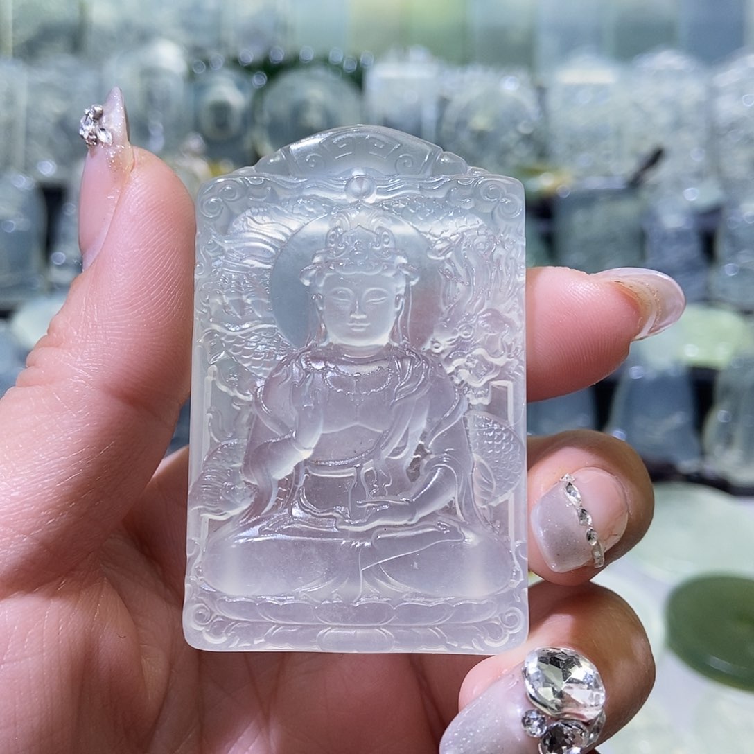 岫玉吊坠未镶嵌吊坠